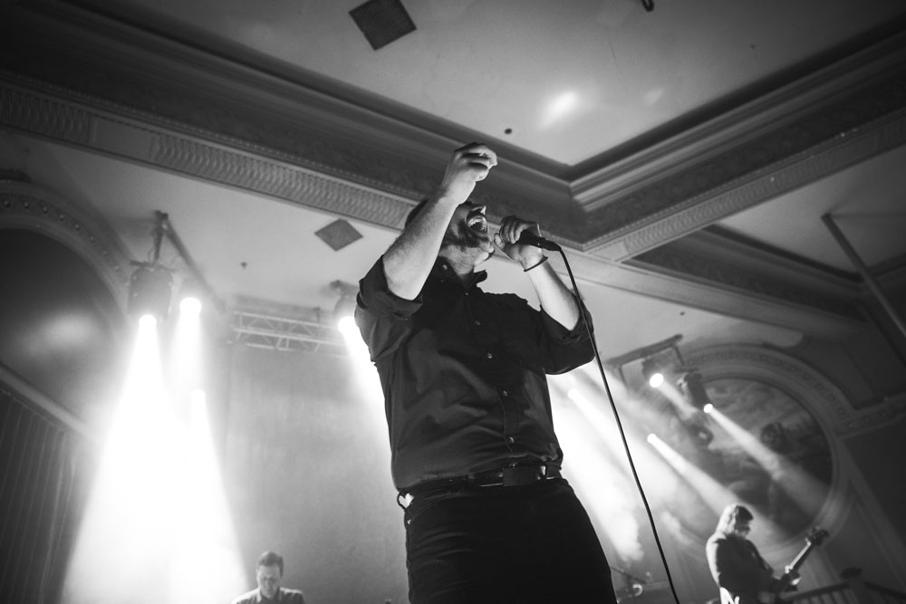 Future Islands, Crystal Ballroom, photo by Jessie McCall