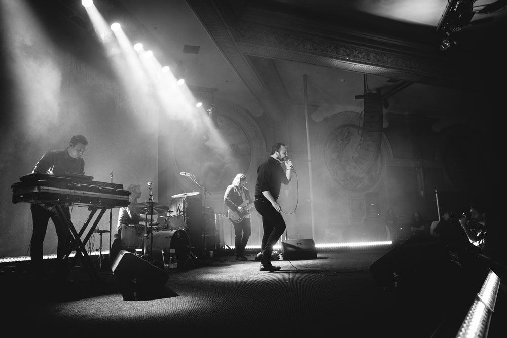 Future Islands, Crystal Ballroom, photo by Jessie McCall