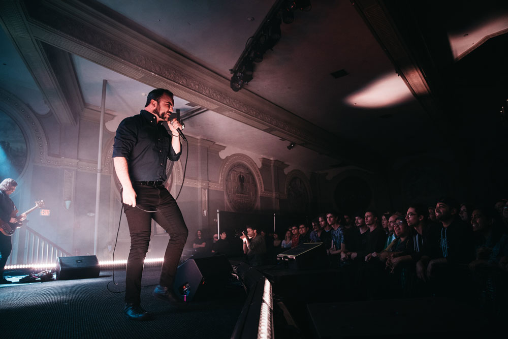 Future Islands, Crystal Ballroom, photo by Jessie McCall