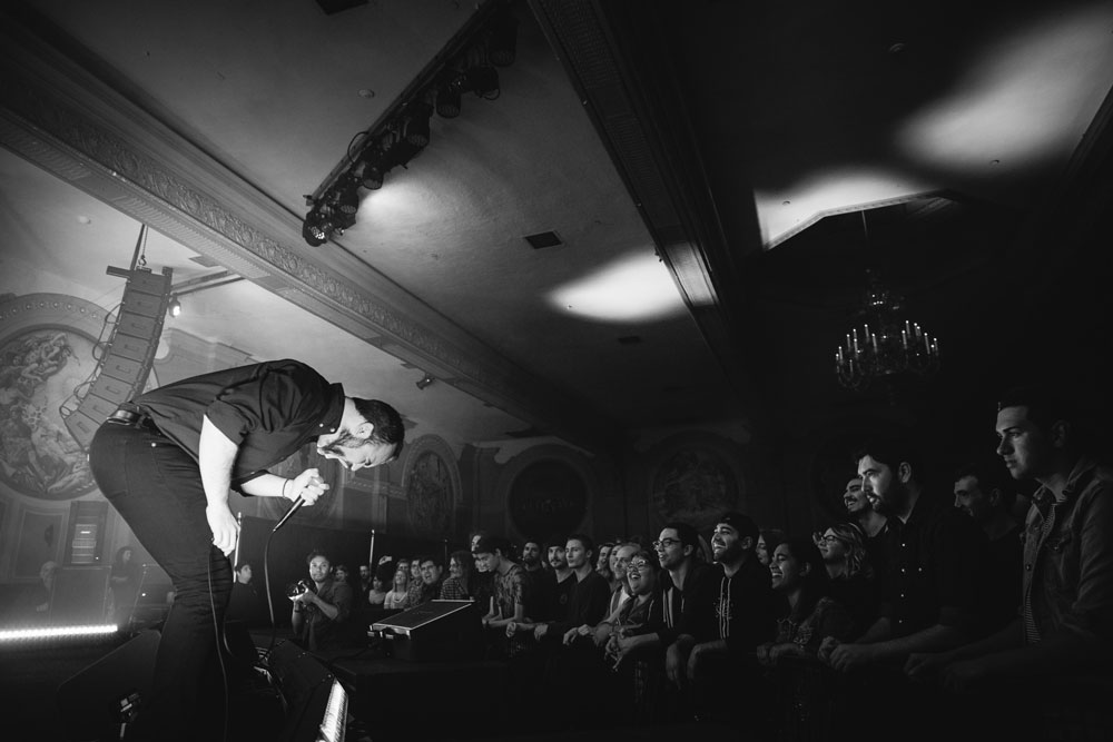 Future Islands, Crystal Ballroom, photo by Jessie McCall