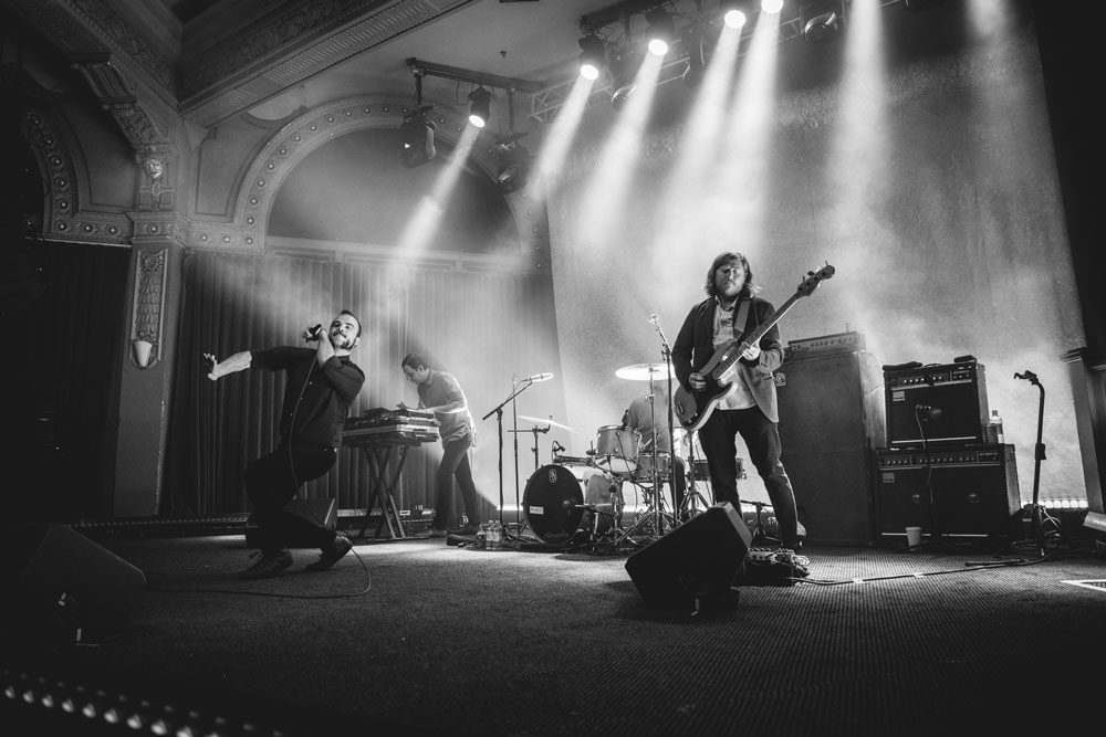 Future Islands, Crystal Ballroom, photo by Jessie McCall