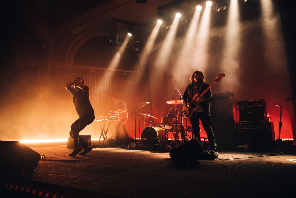 Future Islands, Crystal Ballroom, photo by Jessie McCall