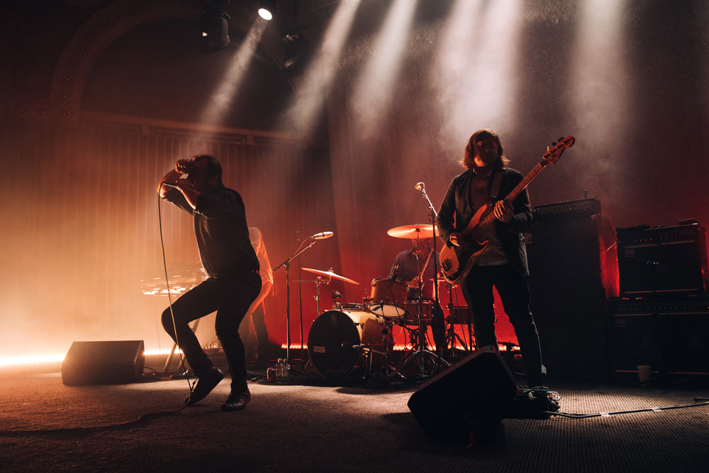 Future Islands, Crystal Ballroom, photo by Jessie McCall