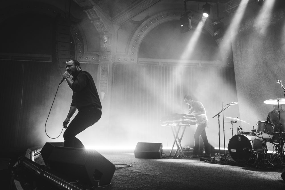 Future Islands, Crystal Ballroom, photo by Jessie McCall