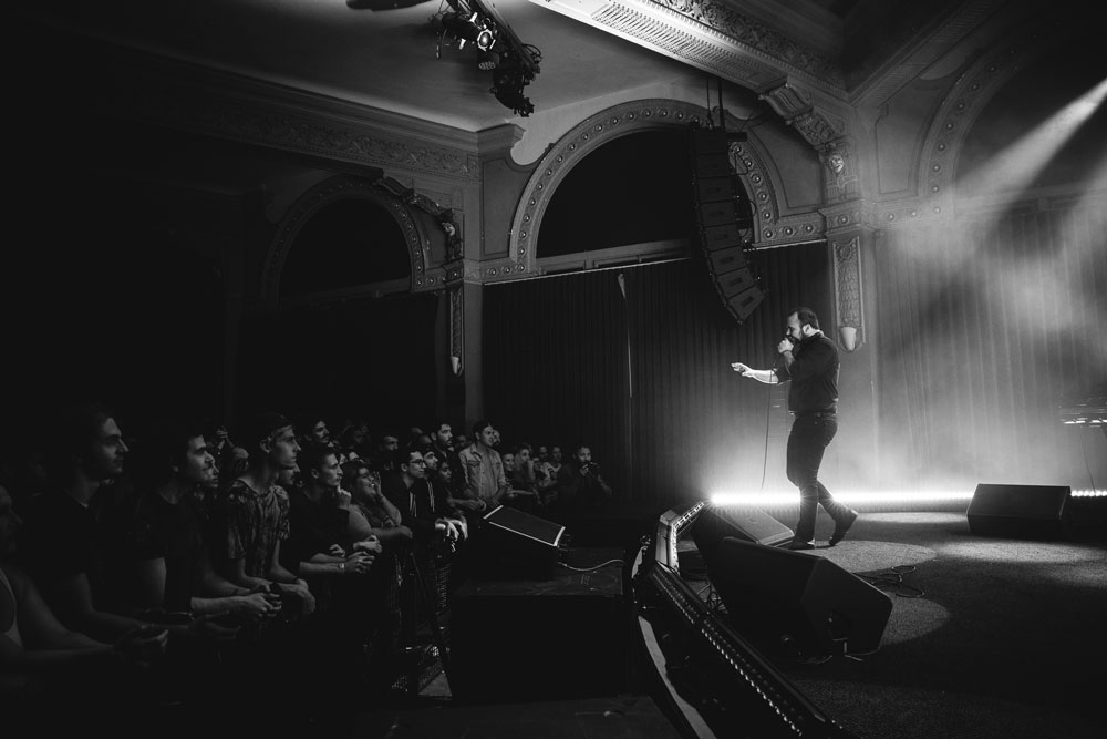 Future Islands, Crystal Ballroom, photo by Jessie McCall