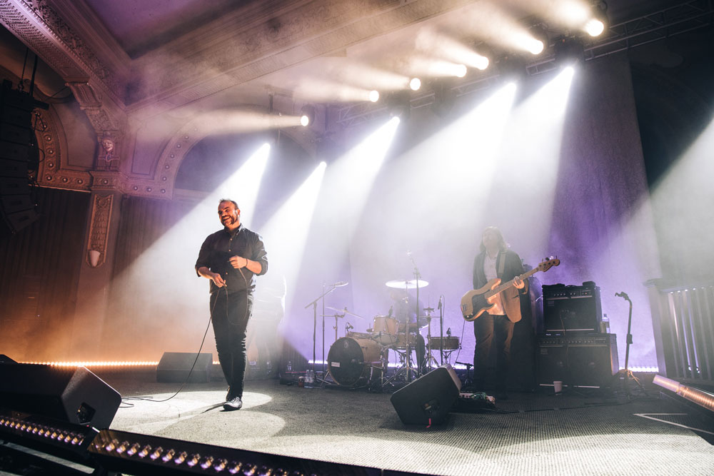 Future Islands, Crystal Ballroom, photo by Jessie McCall