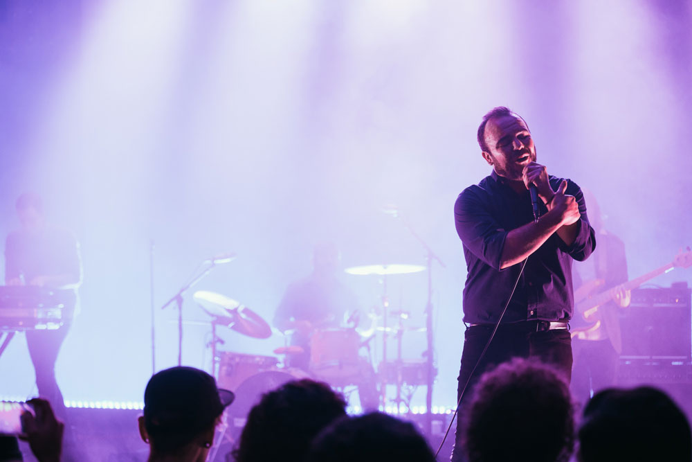 Future Islands, Crystal Ballroom, photo by Jessie McCall