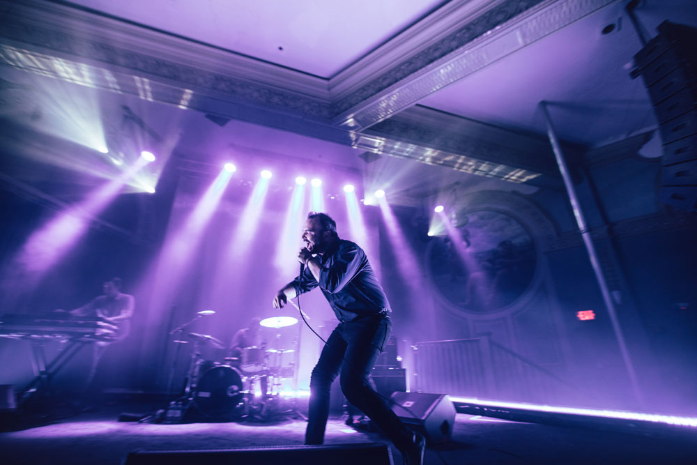 Future Islands, Crystal Ballroom, photo by Jessie McCall
