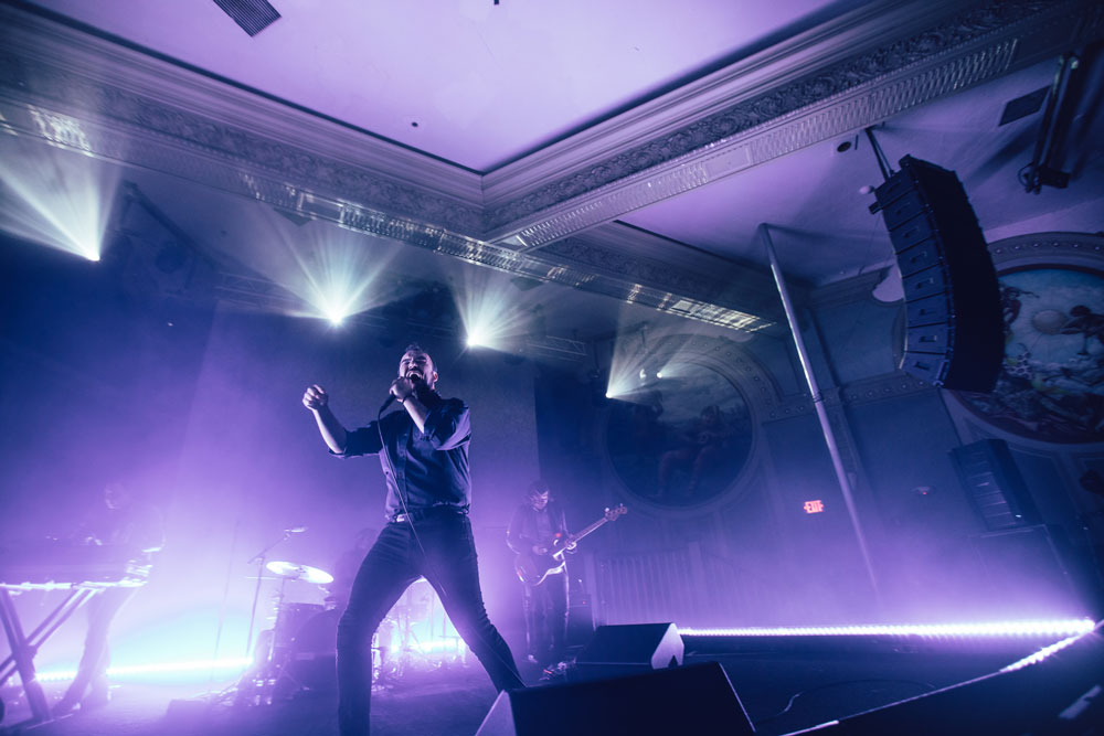 Future Islands, Crystal Ballroom, photo by Jessie McCall