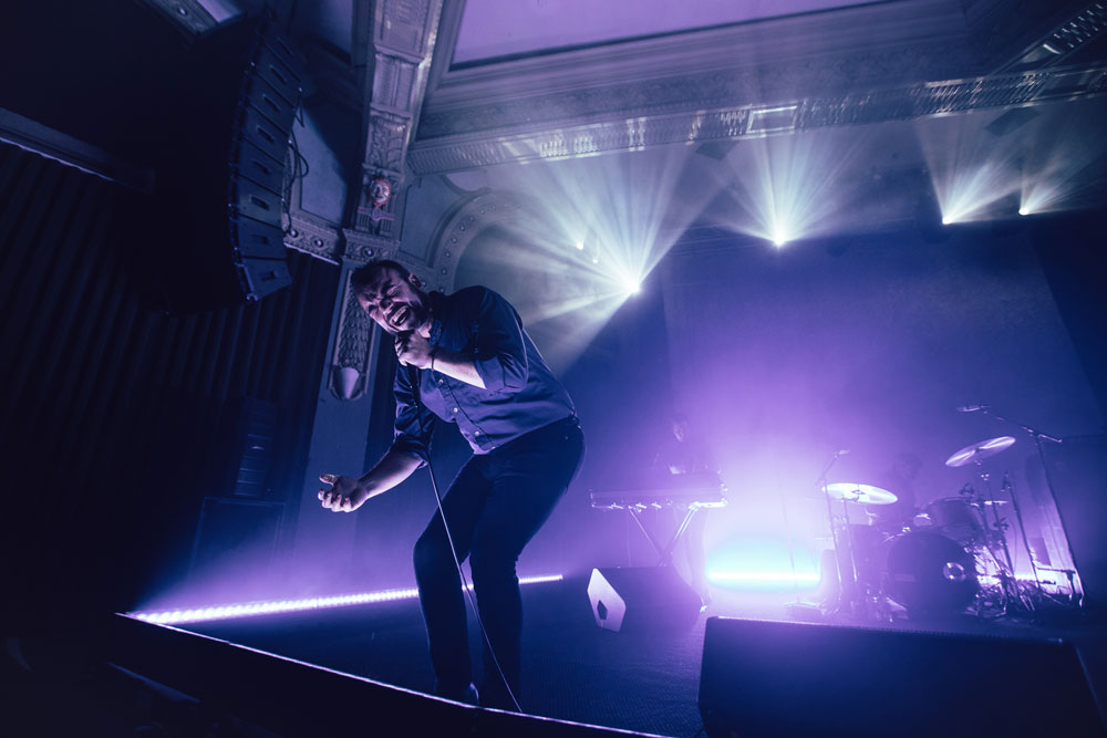 Future Islands, Crystal Ballroom, photo by Jessie McCall