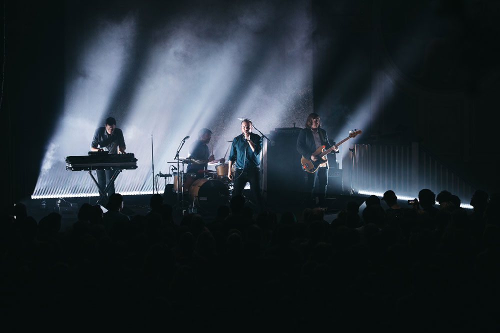 Future Islands, Crystal Ballroom, photo by Jessie McCall