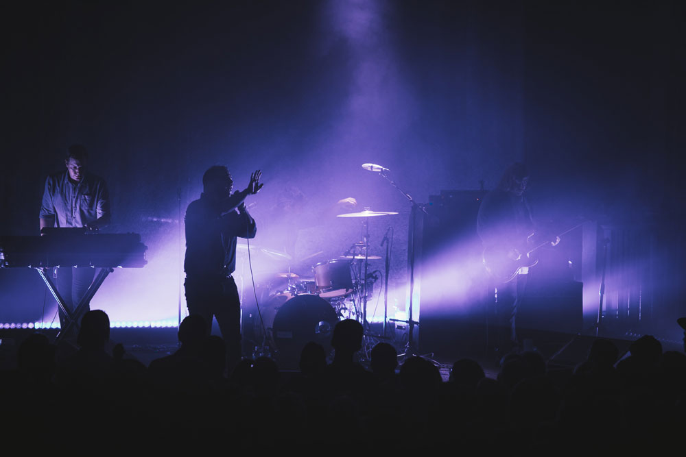 Future Islands, Crystal Ballroom, photo by Jessie McCall