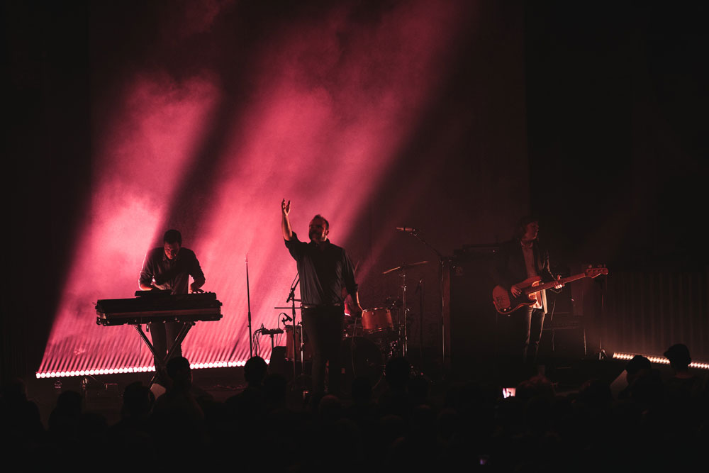 Future Islands, Crystal Ballroom, photo by Jessie McCall