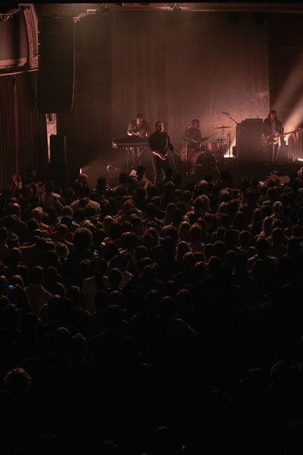 Future Islands, Crystal Ballroom, photo by Jessie McCall
