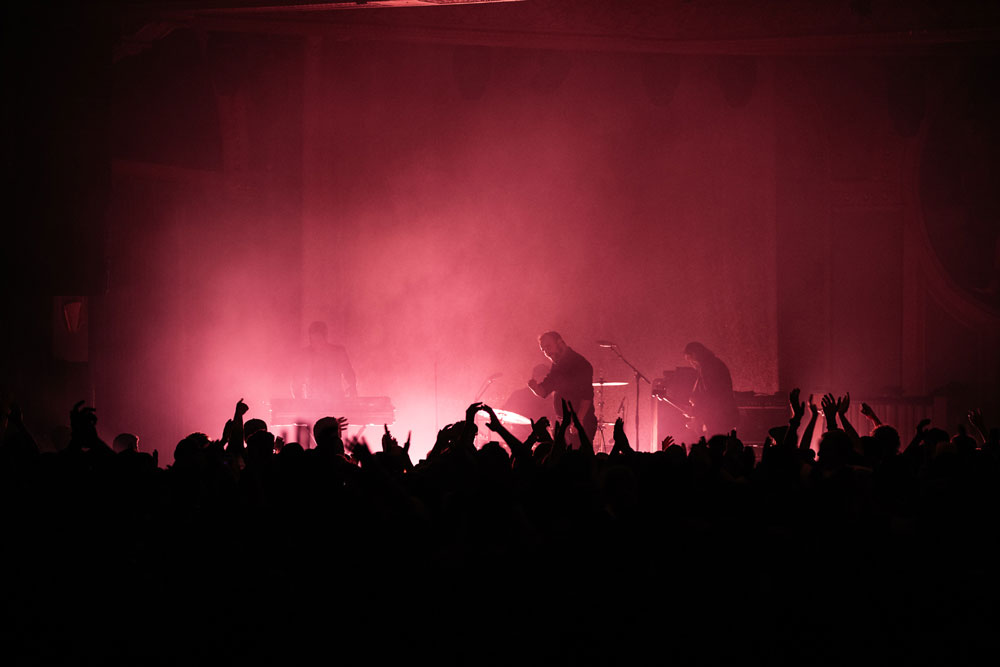 Future Islands, Crystal Ballroom, photo by Jessie McCall