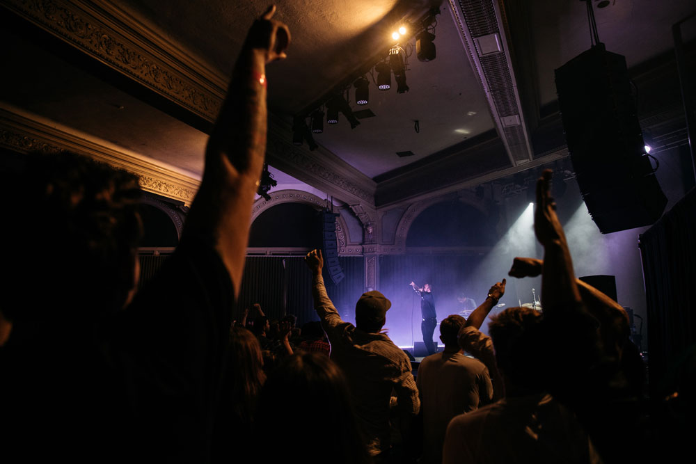 Future Islands, Crystal Ballroom, photo by Jessie McCall