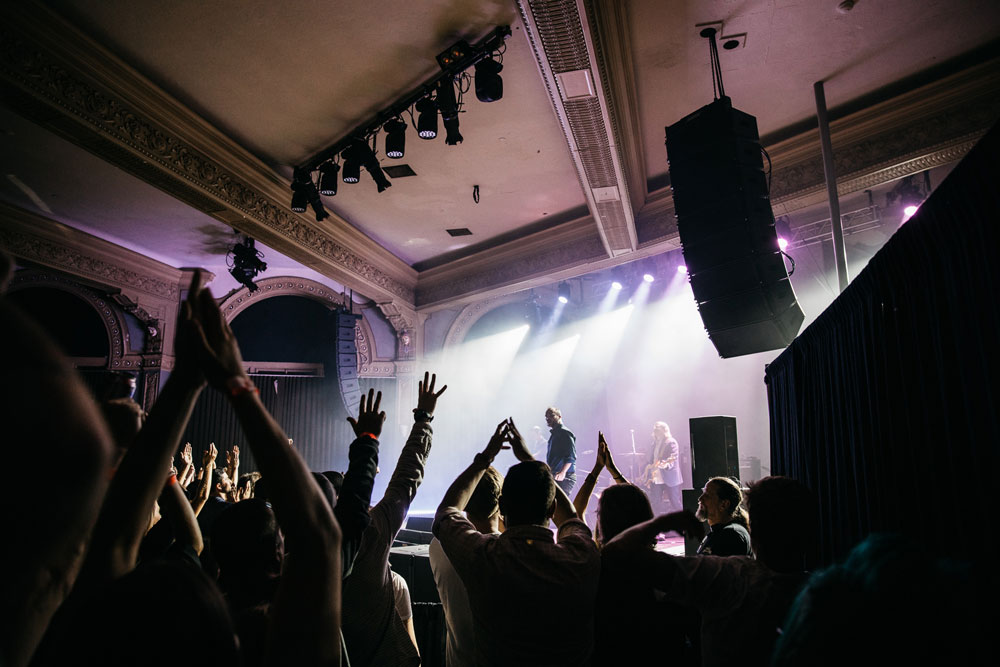 Future Islands, Crystal Ballroom, photo by Jessie McCall