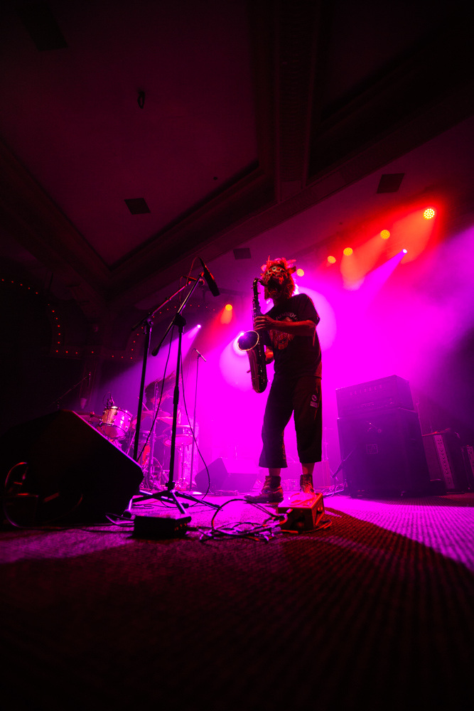 Arrington de Dionyso, Crystal Ballroom, photo by William Anthony