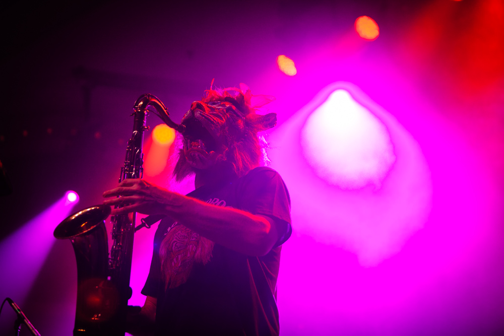 Arrington de Dionyso, Crystal Ballroom, photo by William Anthony