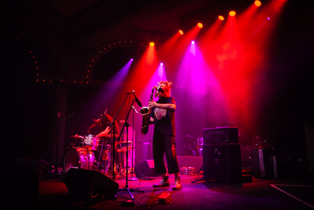 Arrington de Dionyso, Crystal Ballroom, photo by William Anthony
