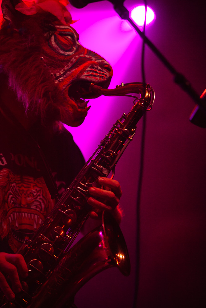 Arrington de Dionyso, Crystal Ballroom, photo by William Anthony