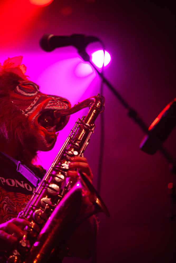 Arrington de Dionyso, Crystal Ballroom, photo by William Anthony