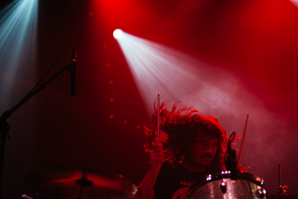 Arrington de Dionyso, Crystal Ballroom, photo by William Anthony