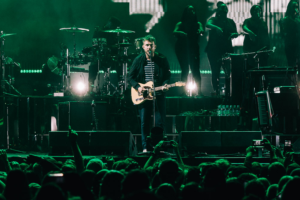 Gorillaz, KeyArena, Seattle Center, photo by Blake Sourisseau