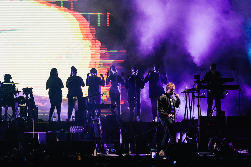 Gorillaz, KeyArena, Seattle Center, photo by Blake Sourisseau