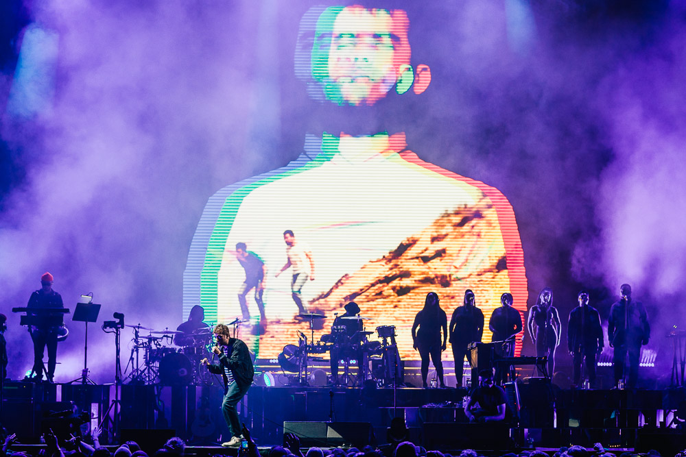 Gorillaz, KeyArena, Seattle Center, photo by Blake Sourisseau