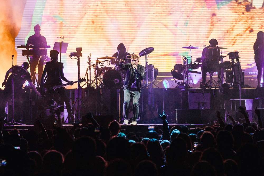 Gorillaz, KeyArena, Seattle Center, photo by Blake Sourisseau