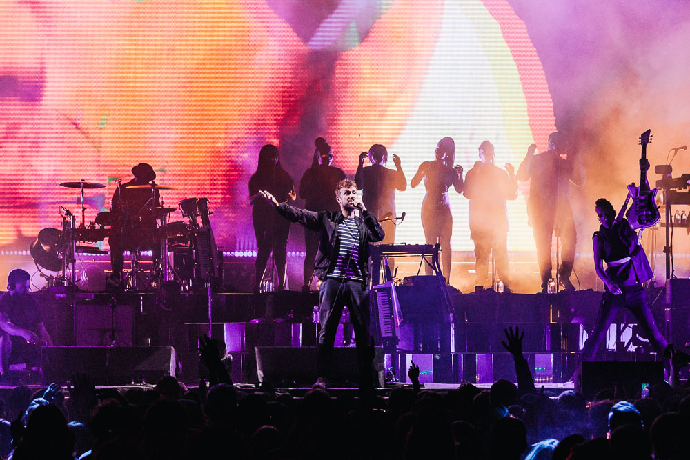 Gorillaz, KeyArena, Seattle Center, photo by Blake Sourisseau