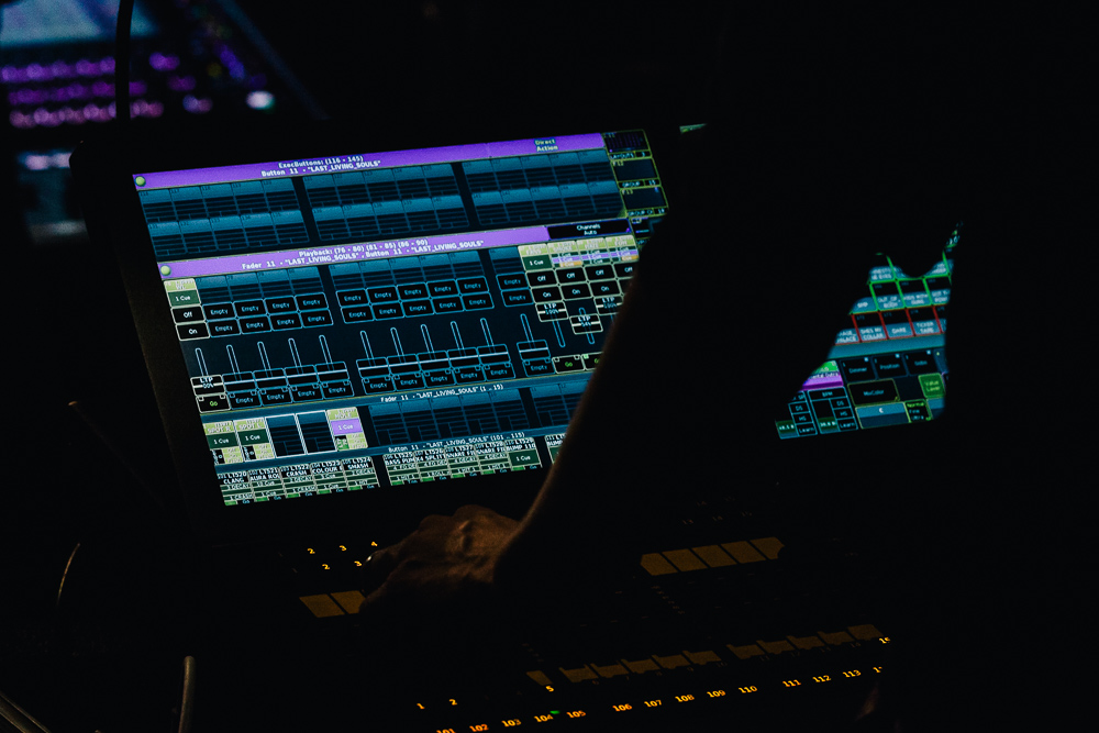 Gorillaz, KeyArena, Seattle Center, photo by Blake Sourisseau