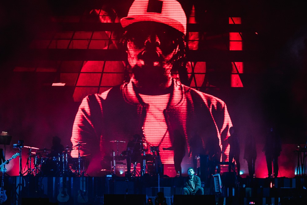 Gorillaz, KeyArena, Seattle Center, photo by Blake Sourisseau