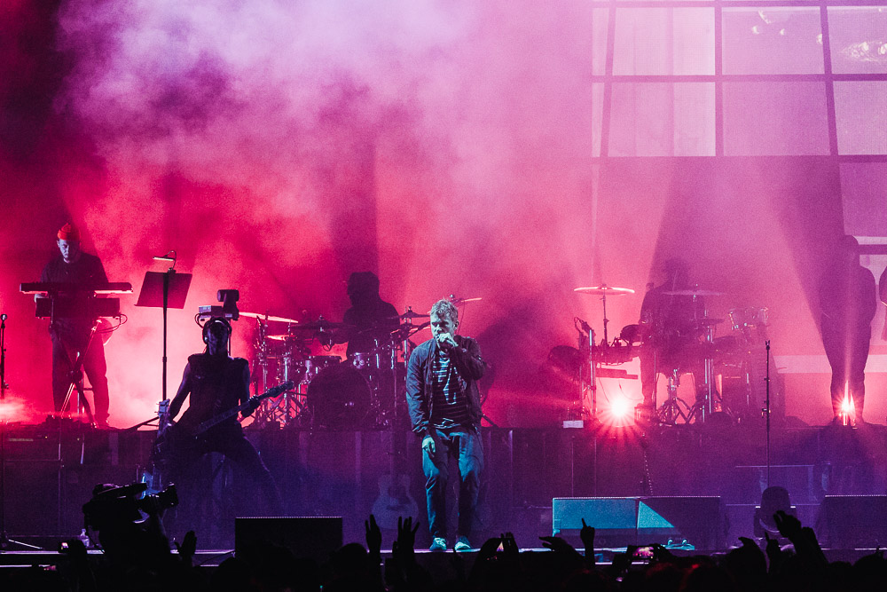 Gorillaz, KeyArena, Seattle Center, photo by Blake Sourisseau