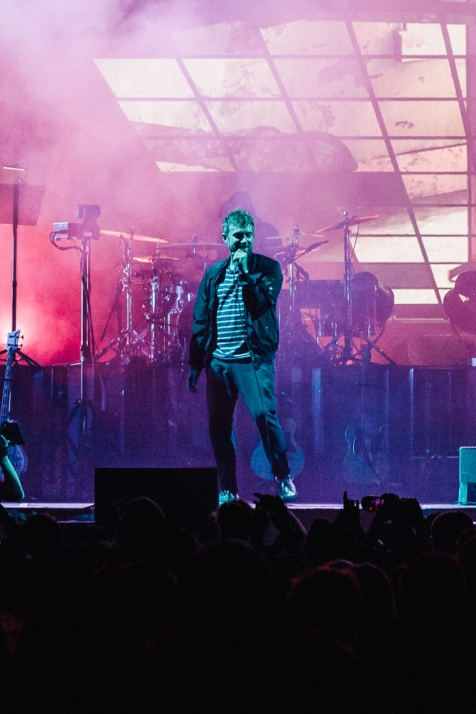 Gorillaz, KeyArena, Seattle Center, photo by Blake Sourisseau