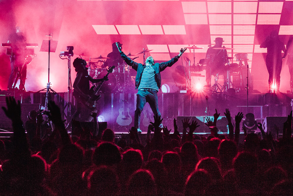 Gorillaz, KeyArena, Seattle Center, photo by Blake Sourisseau