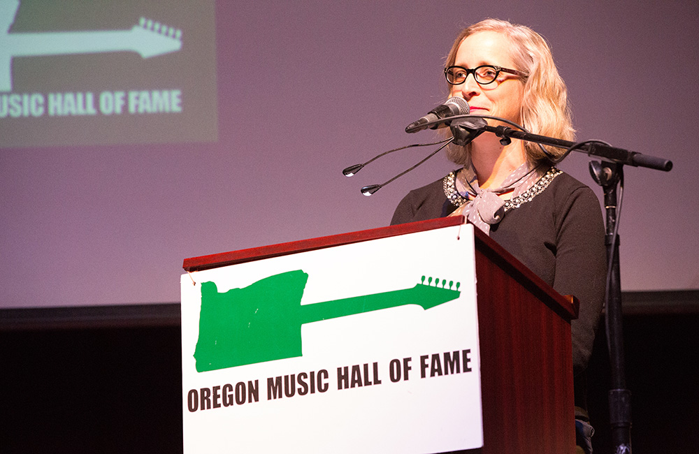 Laura Veirs, Aladdin Theater, Oregon Music Hall of Fame, photo by Joe Duquette