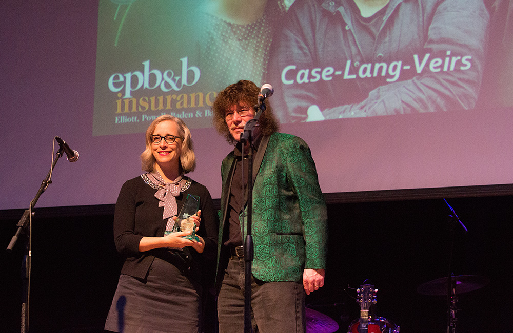 Neko Case, Laura Veirs, Aladdin Theater, Oregon Music Hall of Fame, photo by Joe Duquette