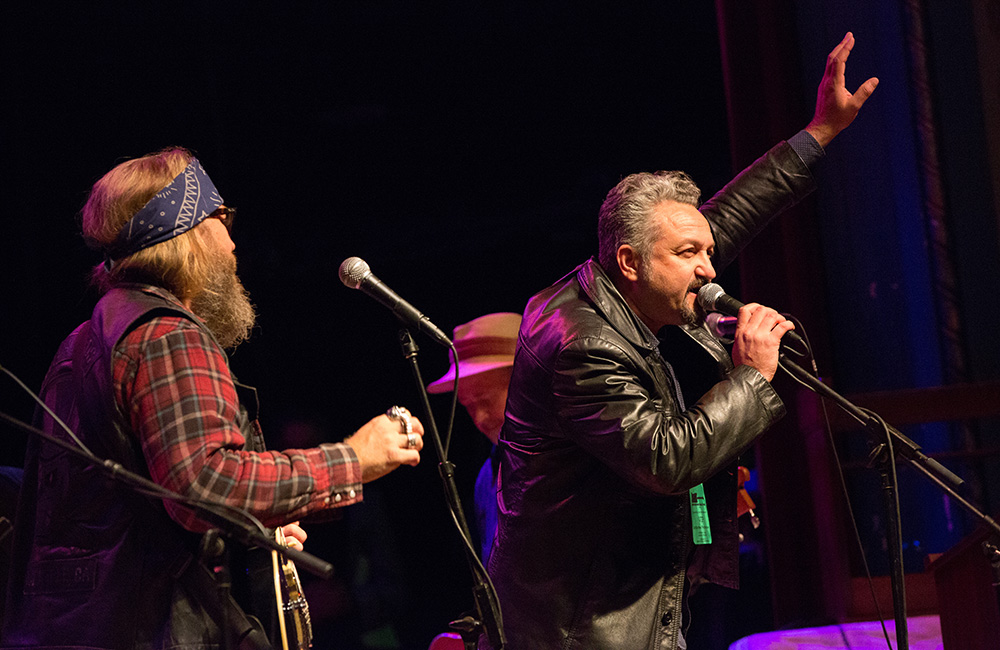 Freak Mountain Ramblers, Fernando Viciconte, Aladdin Theater, Oregon Music Hall of Fame, photo by Joe Duquette