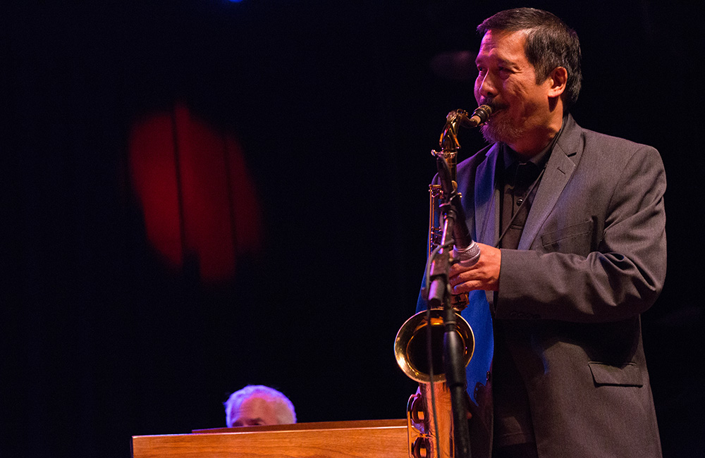 Louis "King Louie" Pain, Renato Caranto, Aladdin Theater, Oregon Music Hall of Fame, photo by Joe Duquette