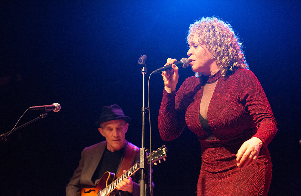 Louis "King Louie" Pain, LaRhonda Steele, Aladdin Theater, Oregon Music Hall of Fame, photo by Joe Duquette