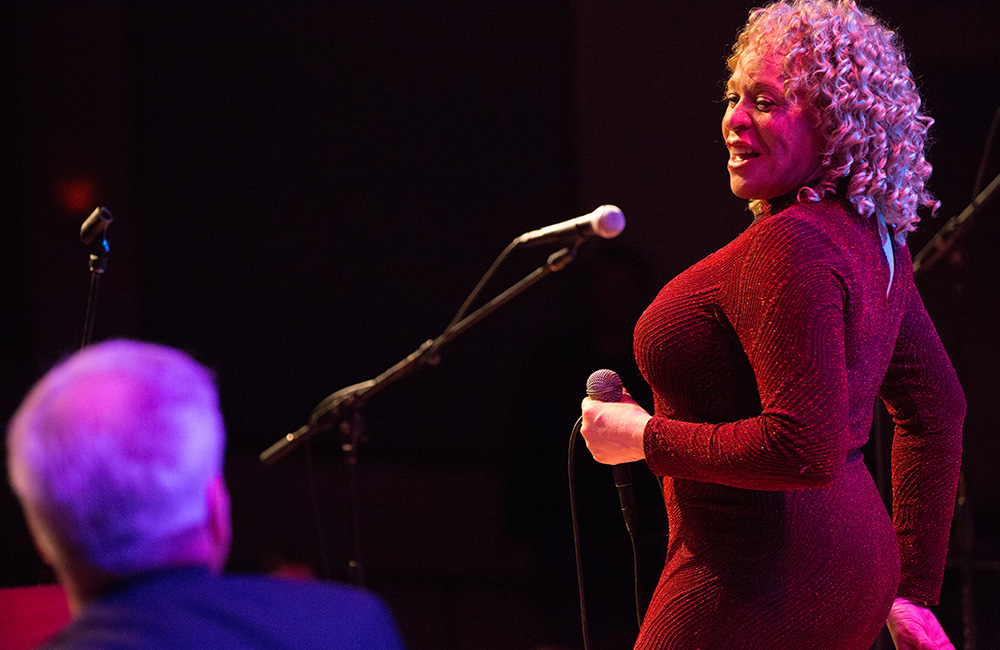 Louis "King Louie" Pain, LaRhonda Steele, Aladdin Theater, Oregon Music Hall of Fame, photo by Joe Duquette