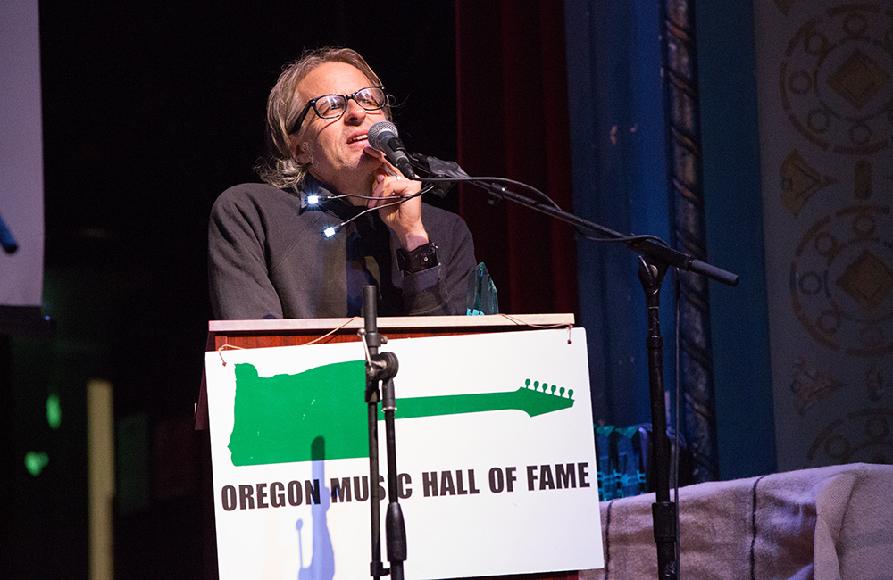 Thee Quasi, Sam Coomes, Aladdin Theater, Oregon Music Hall of Fame, photo by Joe Duquette