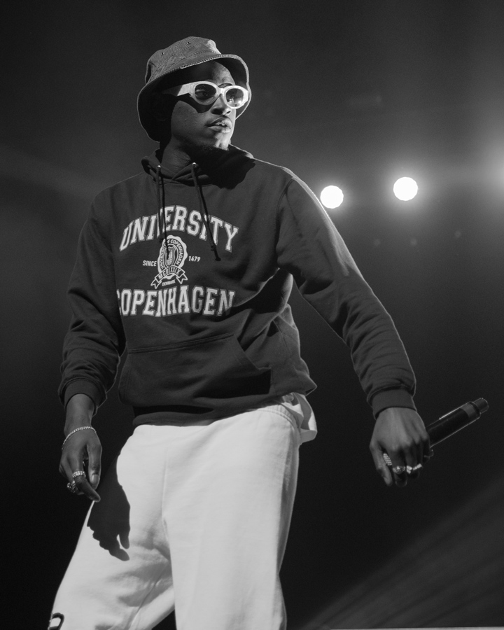 A$AP Mob, Moda Center, photo by Jensen Ocampo