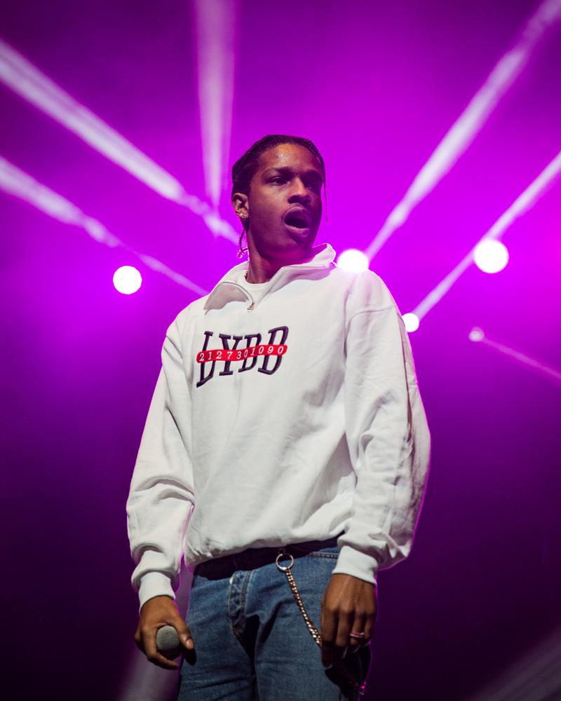 A$AP Mob, A$AP Rocky, Moda Center, photo by Jensen Ocampo