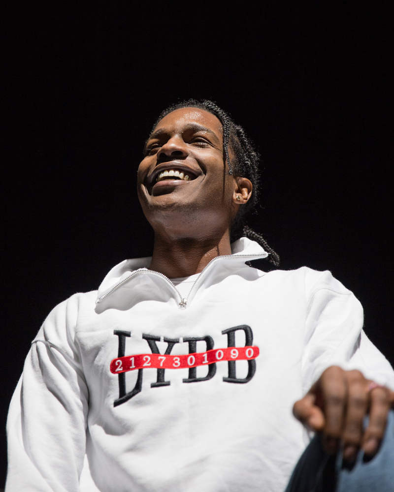 A$AP Mob, A$AP Rocky, Moda Center, photo by Jensen Ocampo