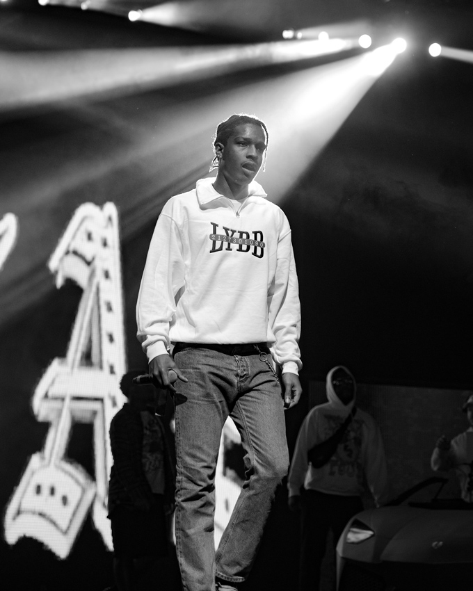 A$AP Mob, A$AP Rocky, Moda Center, photo by Jensen Ocampo
