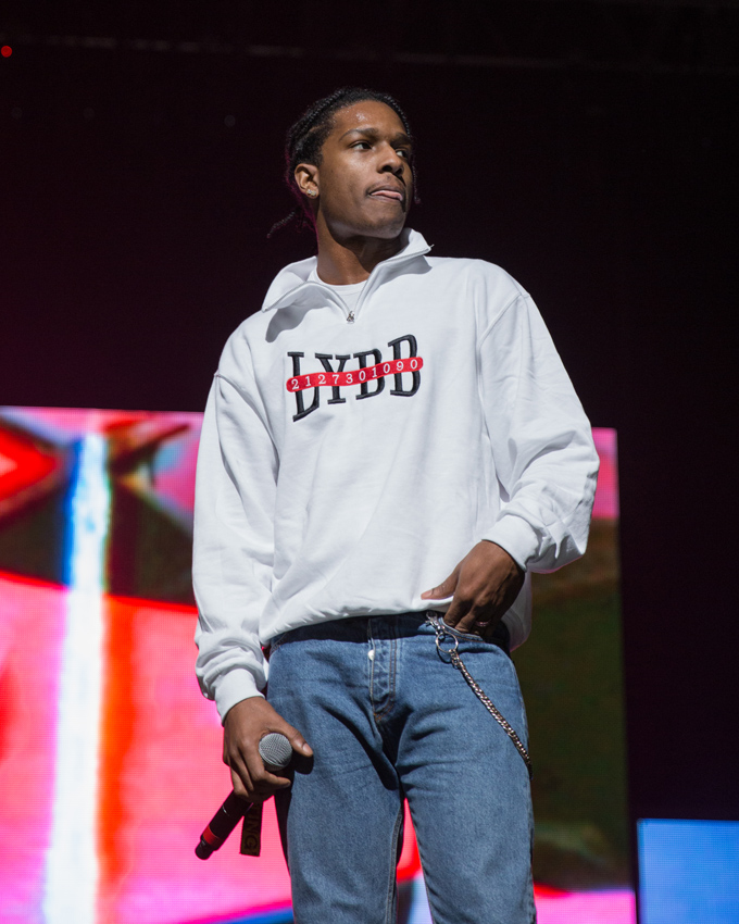 A$AP Mob, A$AP Rocky, Moda Center, photo by Jensen Ocampo