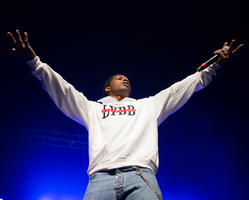 A$AP Mob, A$AP Rocky, Moda Center, photo by Jensen Ocampo